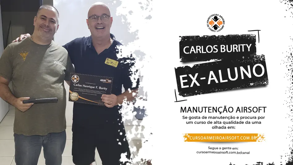 Conheça a História de Sucesso de Carlos Burity, Ex-Aluno do Curso Armeiro Airsoft